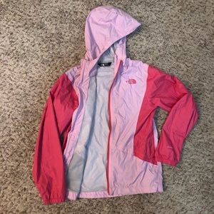 Girls North Face rain/wind jacket